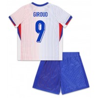 Francuska Olivier Giroud #9 Gostujuci Dres za djecu EP 2024 Kratak Rukav (+ Kratke hlače)